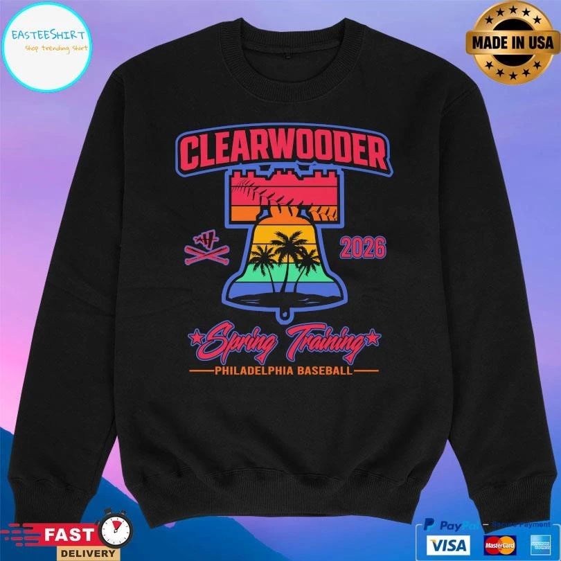 Clearwooder Spring Training 2026 Philadelphia Baseball T-shirts