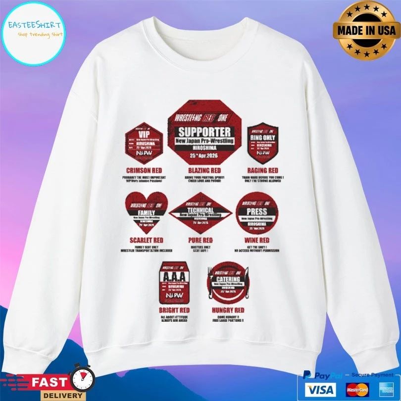 Wrestling Redzone In Hiroshima 2026 T-shirt