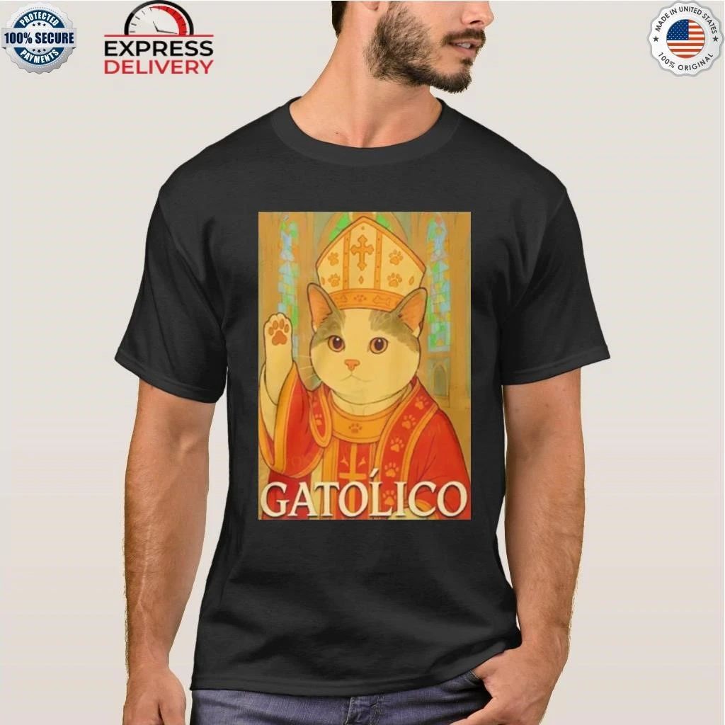 Pope Cat Gatolico Shirt