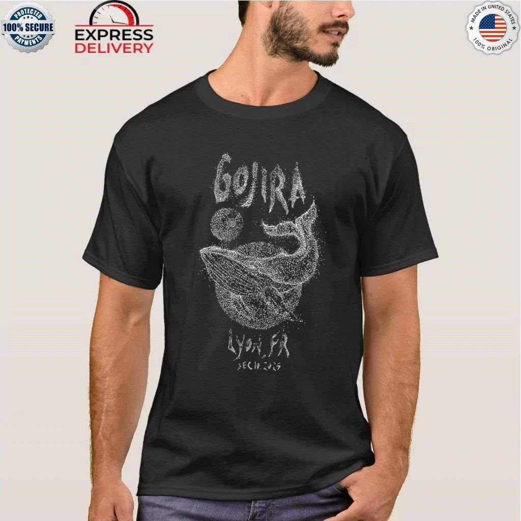 Gojira Band Lyon Poster Tonight In France On December 10 2025 Shirt