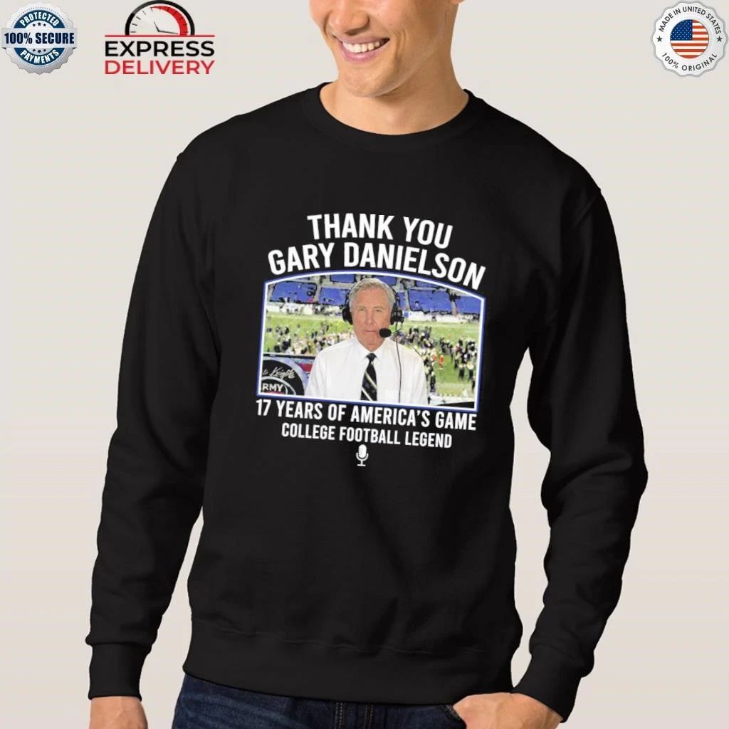 Thank You Gary Danielson 17 Years Of America’s Game Shirt