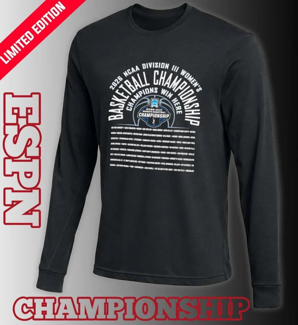2026 NCAA Division III Women’s Basketball Championship Shirt