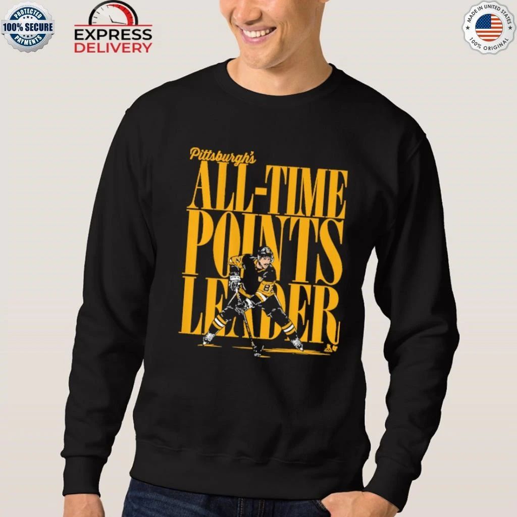 Sidney Crosby Pittsburgh All-Time Points Leader Shirt
