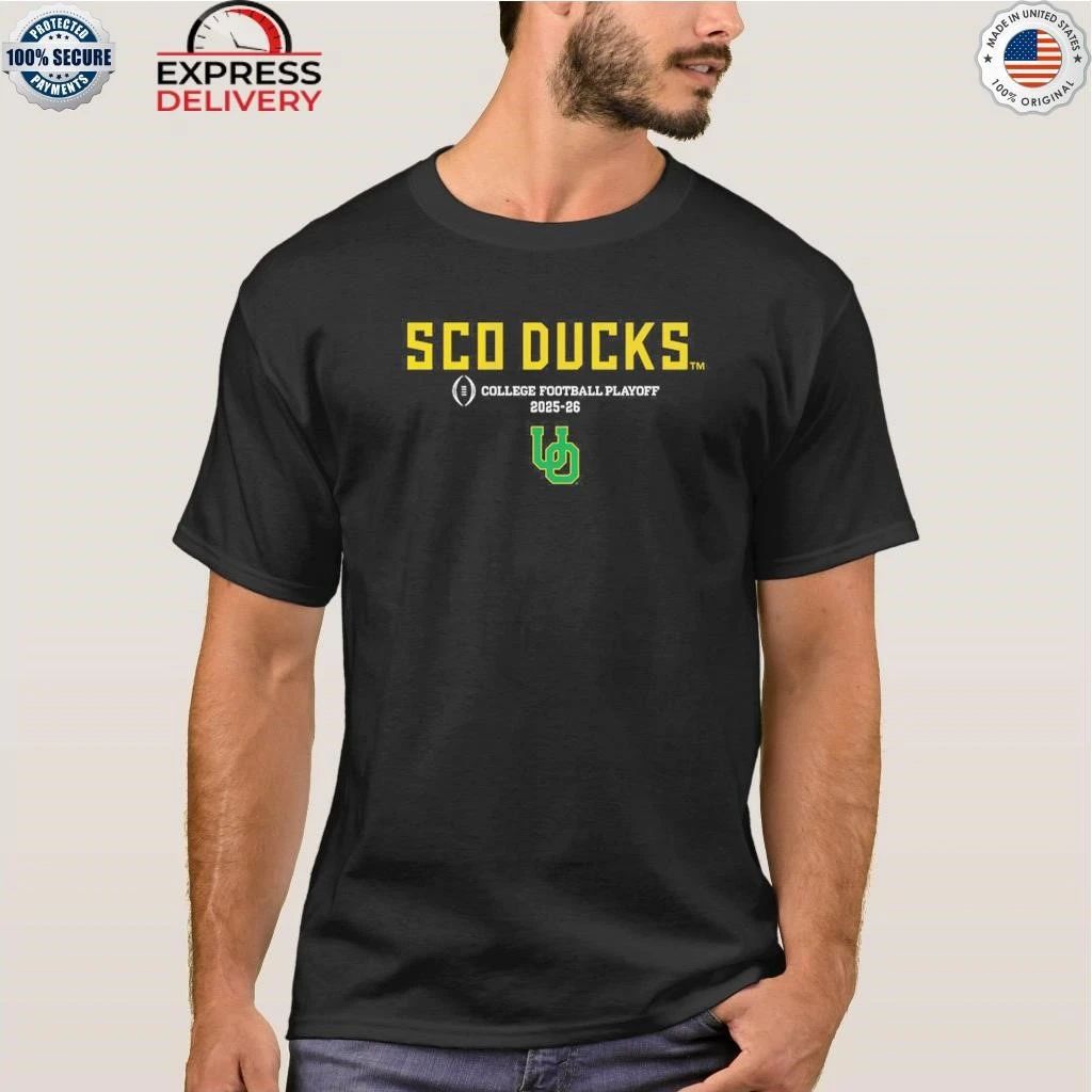 Oregon Football 2025 CFP Sco Ducks Shirt