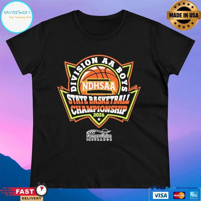 NDHSAA Division AA Boys State Basketball Championship 2026 T-shirts