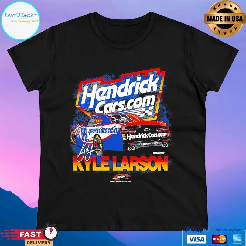 Kyle Larson #88 Hendrick Cars Signature T-shirts