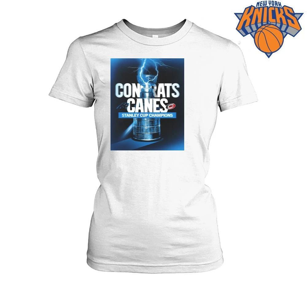 Carolina Hurricanes Stanley Cup Champions 2026 Congrats Canes Lightning Trophy Shirt