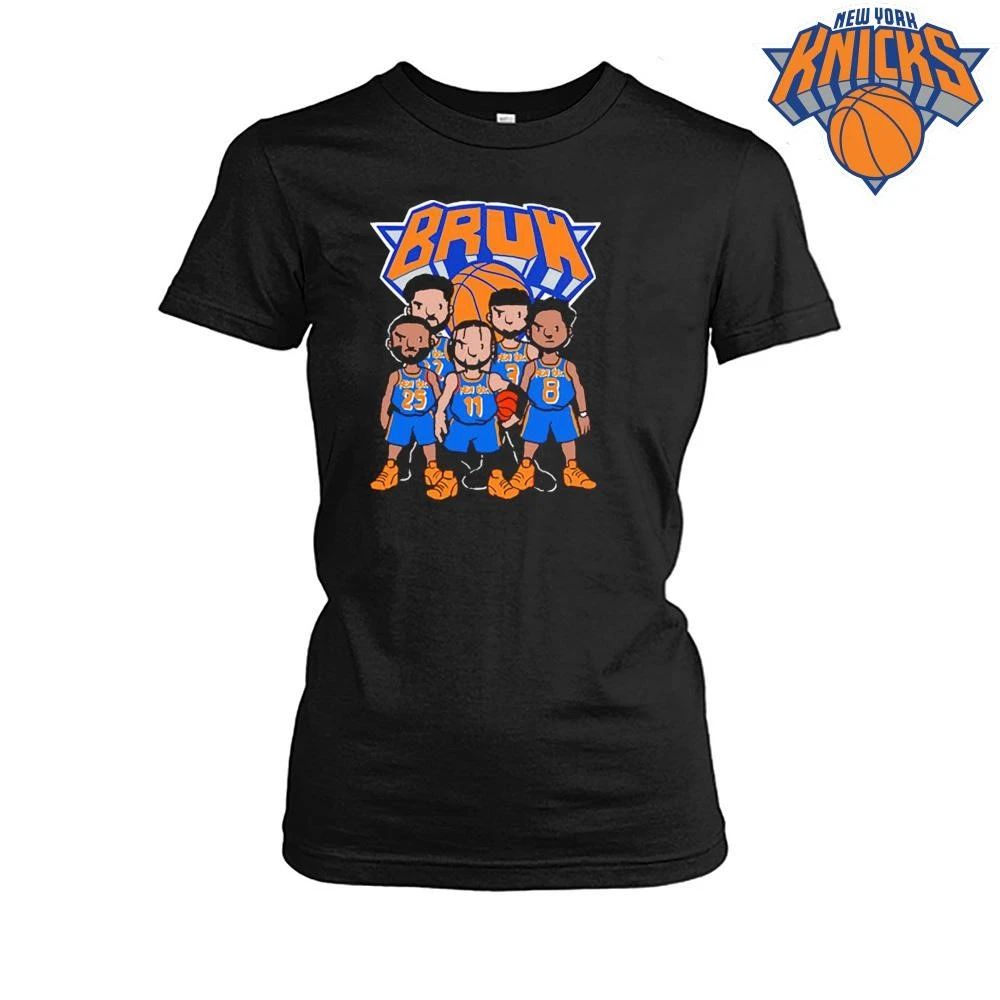Cute Chibi Jalen Brunson Josh Hart OG Anunoby Mitchell Robinson New York Knicks BRUH Squad Basketball Graphic nba finals 2026 shirt