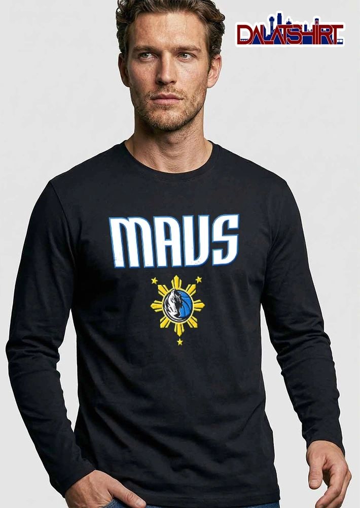 Dallas Mavericks NBA Mavs Horse Head Basketball Philippine Sun Stars shirt