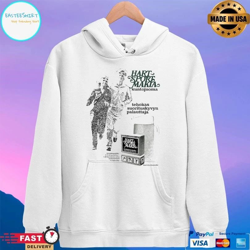 Hart Sport Makia Kuntojuoma Tehokas Suorituskyvyn Palauttaja T-shirts
