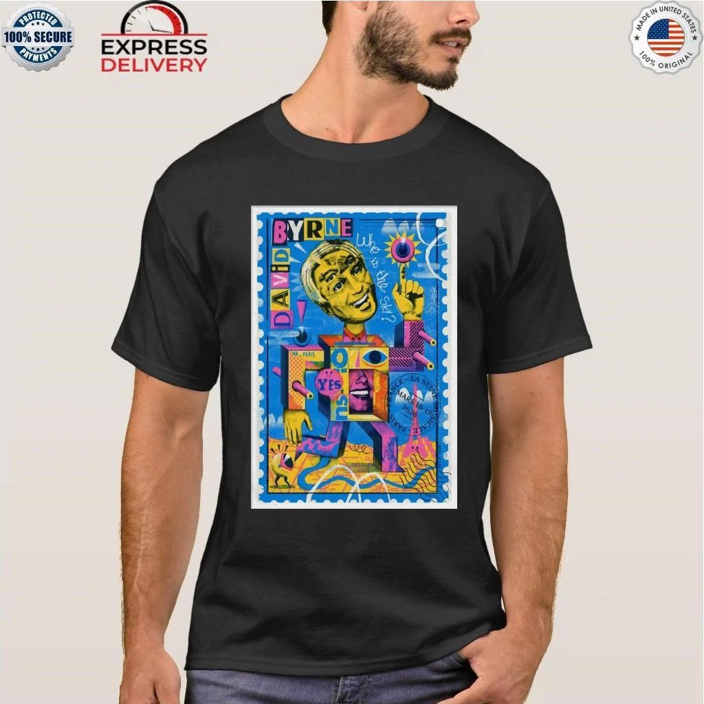 David Byrne Mar 18 and 19 2026 La Grande Seine Shirt