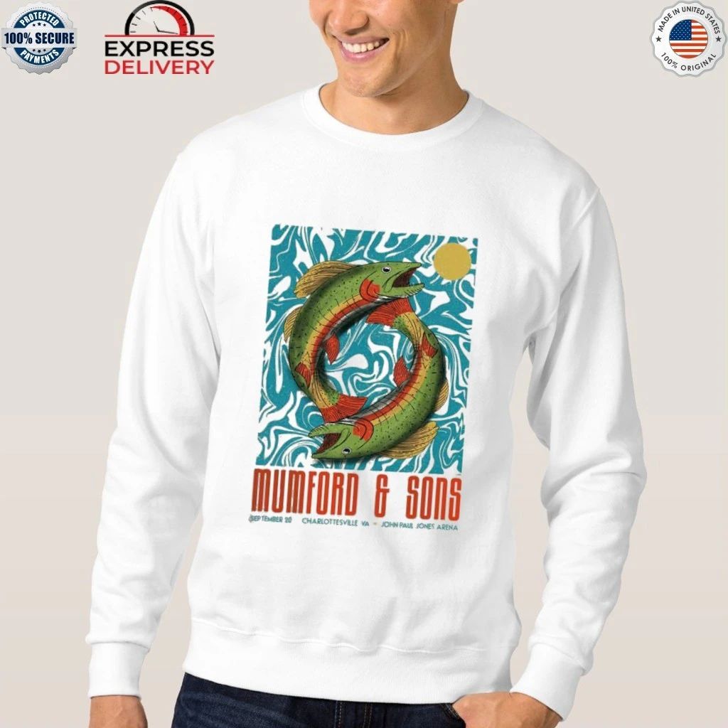 Mumford And Sons John Paul Jones Arena 2026 Tour Charlottesville VA September 20th Shirt