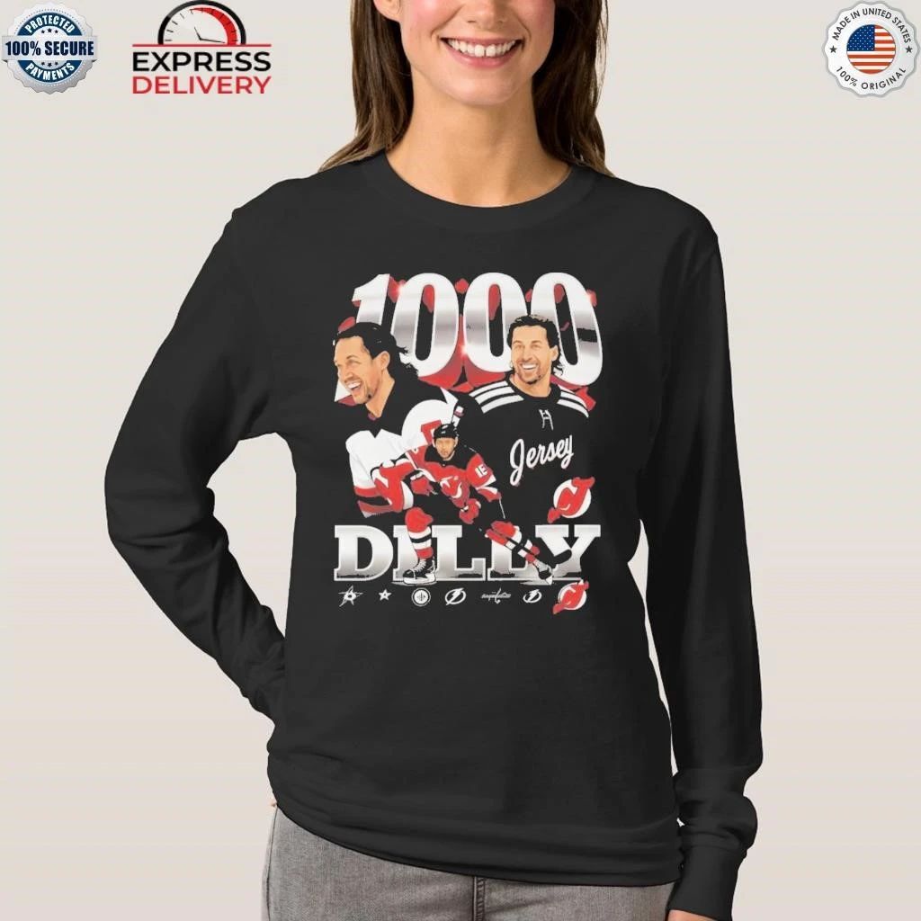 Travis Zajac 1000 Games Shirt