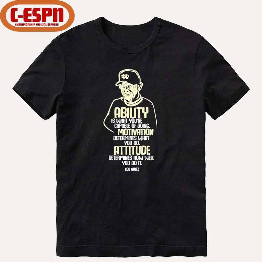 Coach Lou Holtz in our prayers and honoring the legacy he built at Notre Dame Shirt
