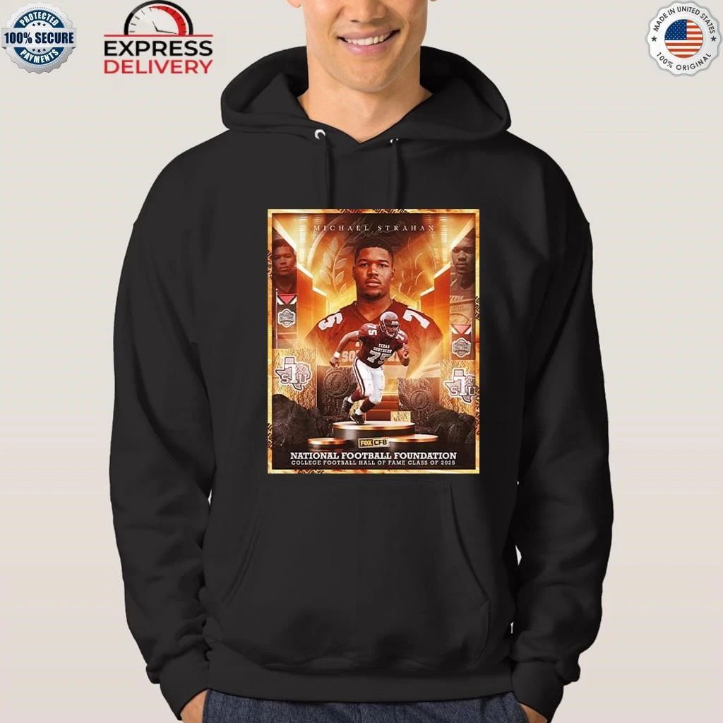 Michael Strahan To The National Football Foundation 2025 College Football Hall Of Fame Shirt