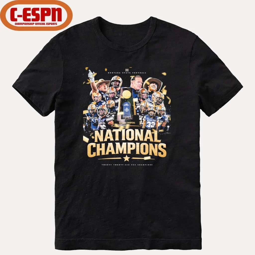 Montana State football FCS National champions poster shirt
