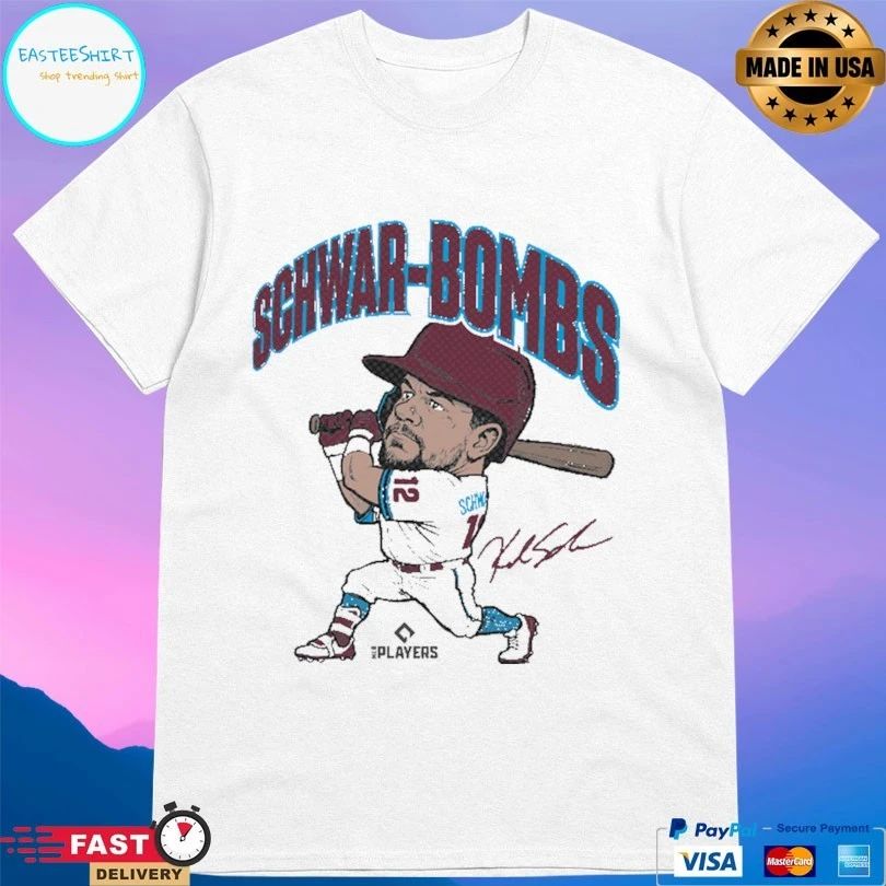 Kyle Schwarber Philadelphia Phillies Mlb Schwar-Bombs T-shirts
