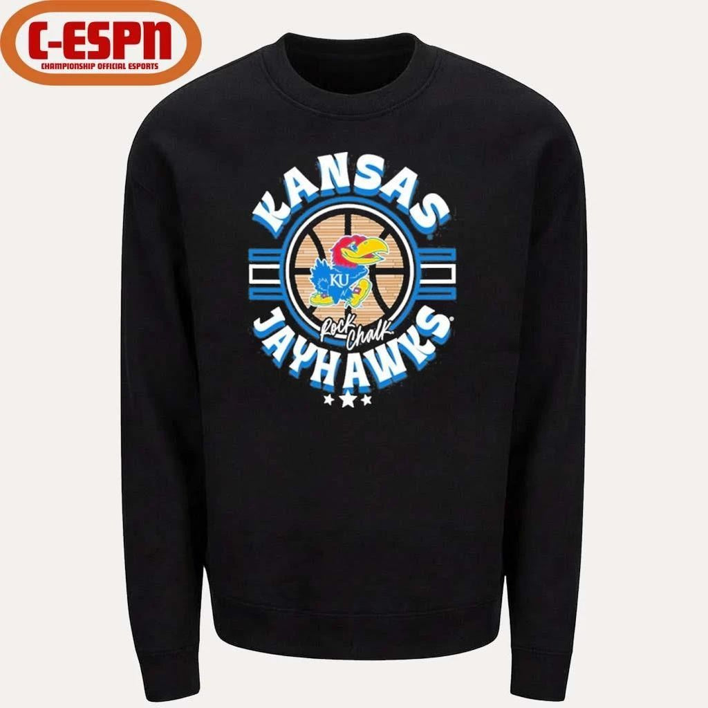 Kansas Jayhawks Basketball Court Ball Shirt