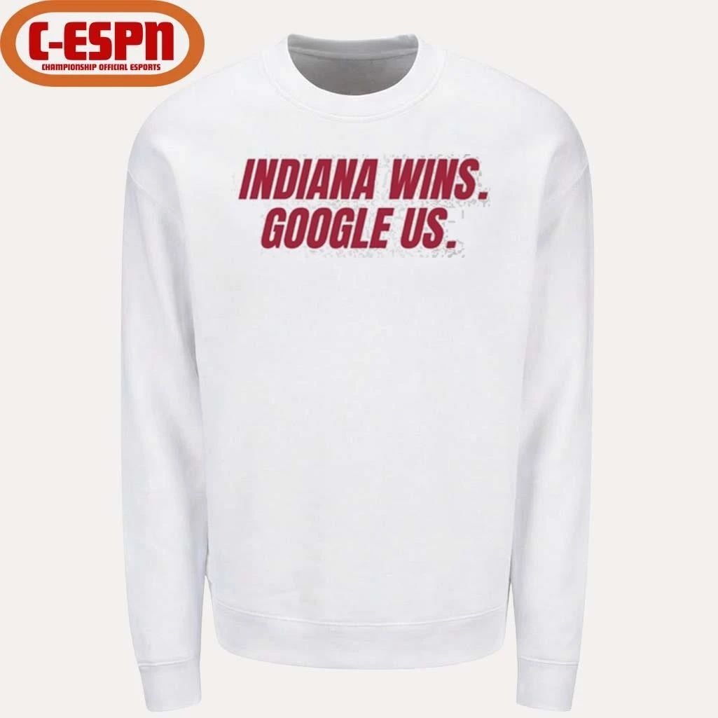 Indiana Wins, Google Us shirt