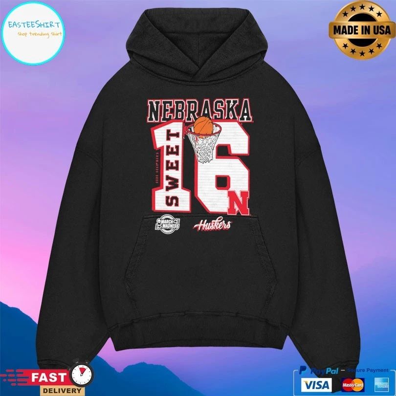 Nebraska Cornhuskers 2026 NCAA March Madness Sweet 16 T-shirt
