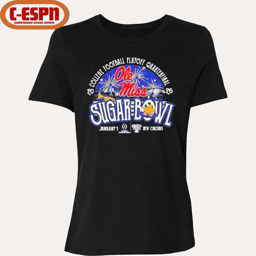 Ole Miss Sugar Bowl Powder Fireworks Shirt