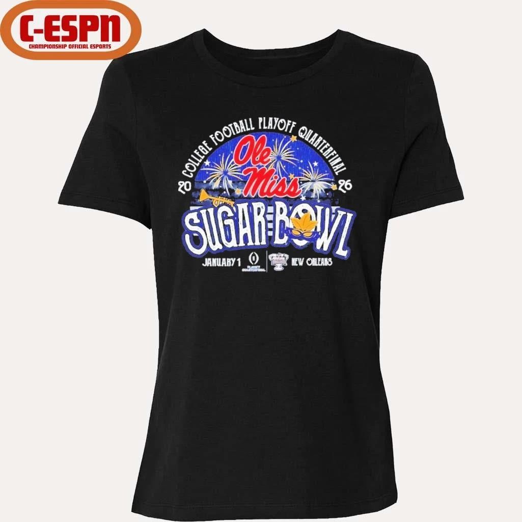 Ole Miss Sugar Bowl Powder Fireworks Shirt