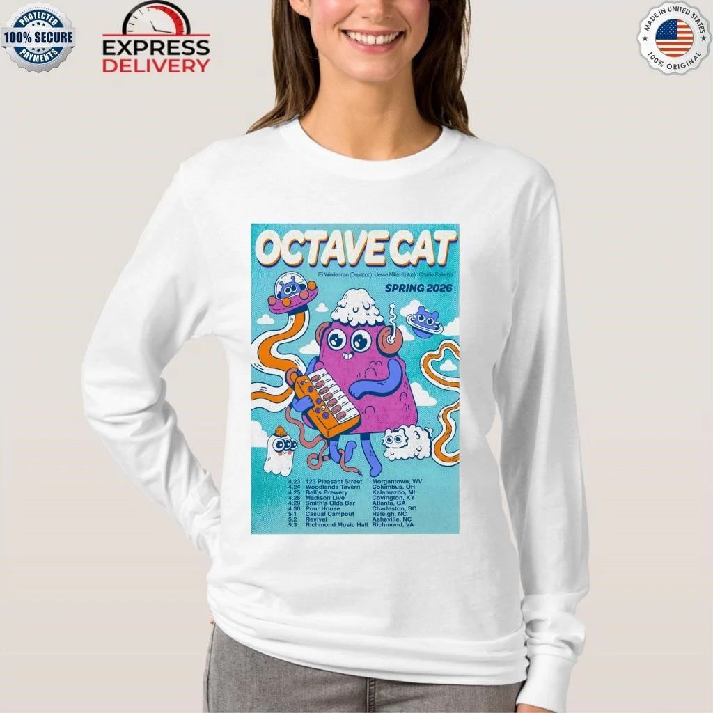 Octave Cat Spring 2026 Tour Shirt
