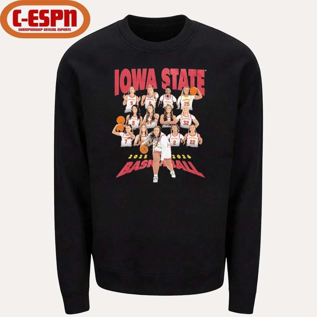 2025-2026 Iowa State Women’s Basketball Team Shirt