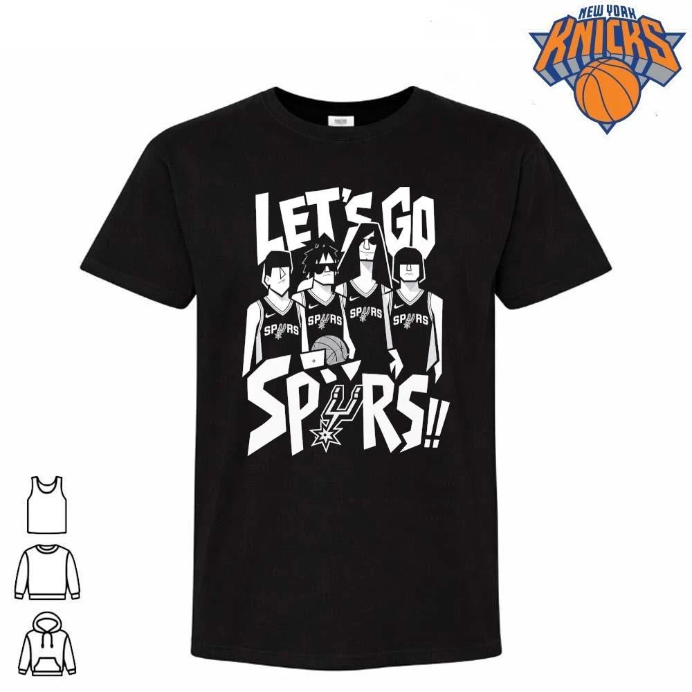 Let’s Go Spurs San Antonio Basketball Cartoon Indie Rock Band Parody NBA Finals 2026 Shirt