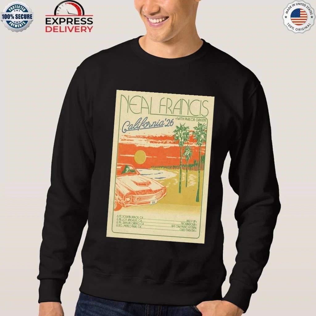 Neal Francis Tour California 2026 Shirt