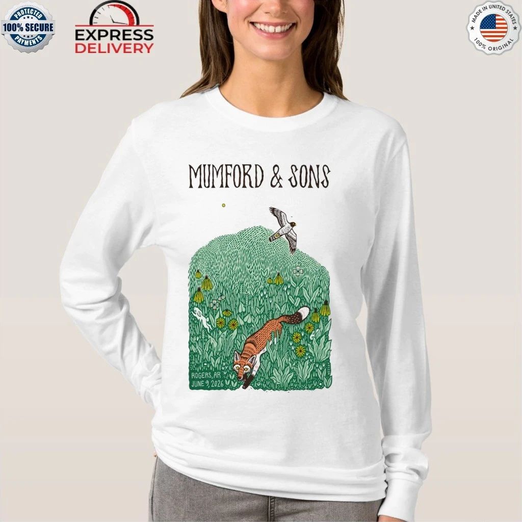 Mumford And Sons June 9 2026 Walmart AMP In Rogers AR Shirt
