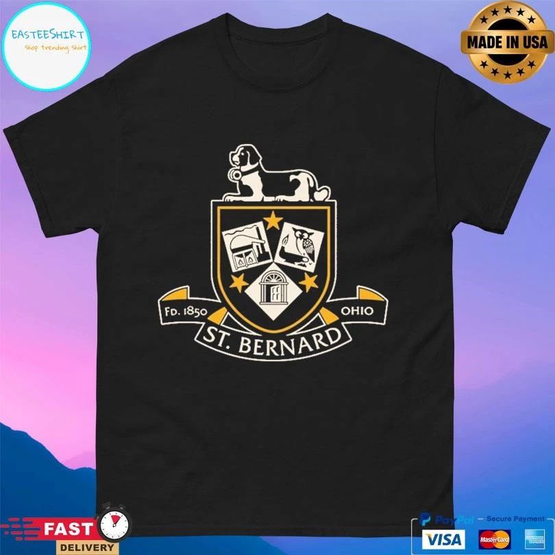 St Bernard Ohio Crest Fd 1850 T-shirts