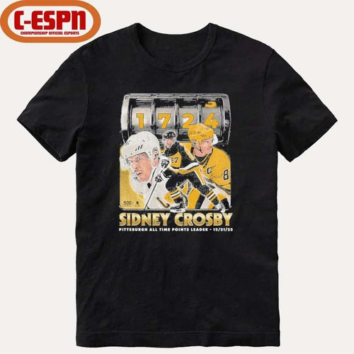 1724 Sidney Crosby Pittsburgh All Time Points Leader shirt