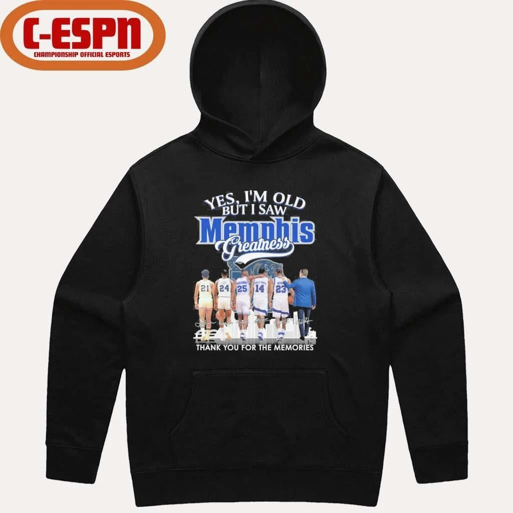 Yes, I’m Old But I Saw Memphis Tigers Basketball Greatness Shirt