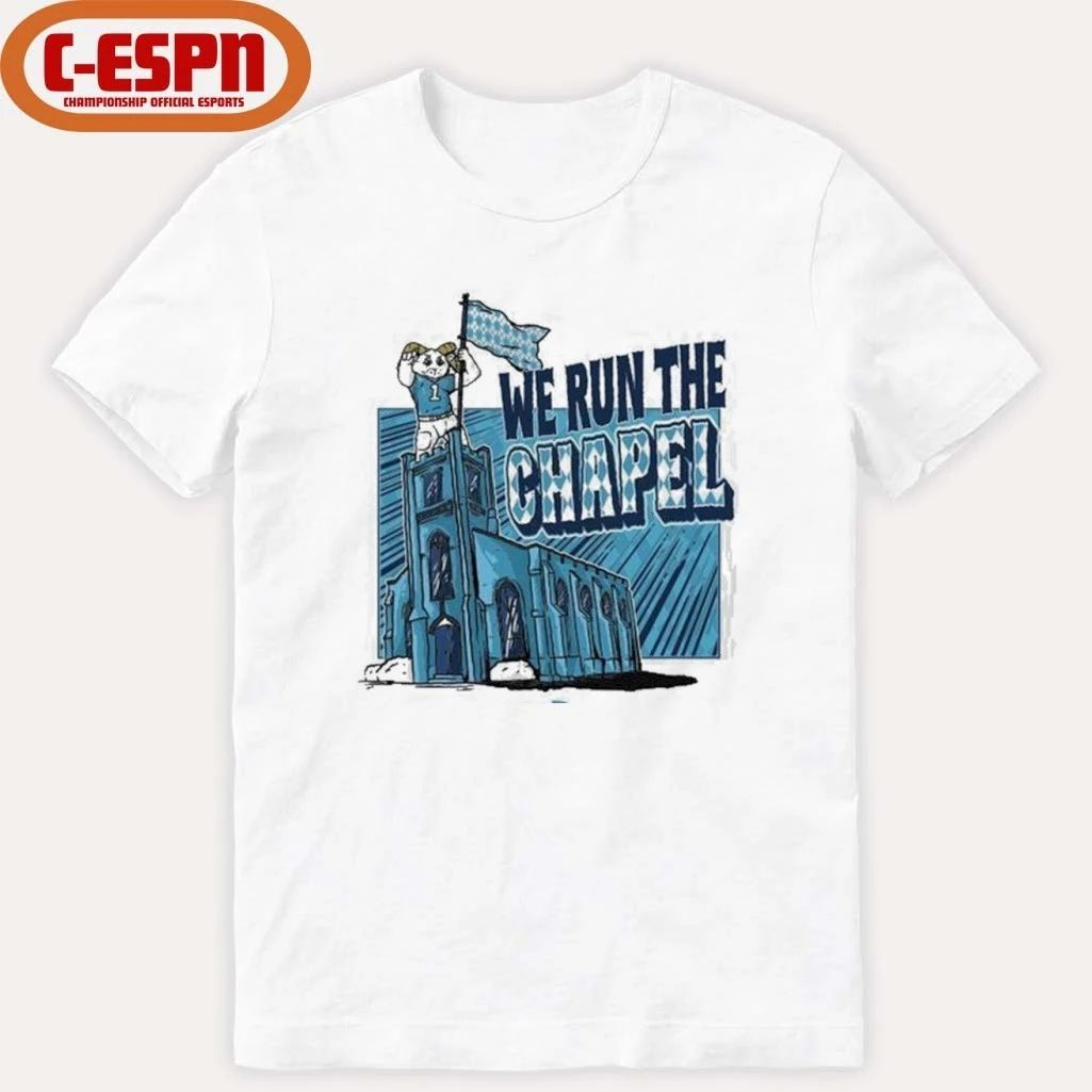 UNC Tar Heels Basketball We Run The Chapel Shirt