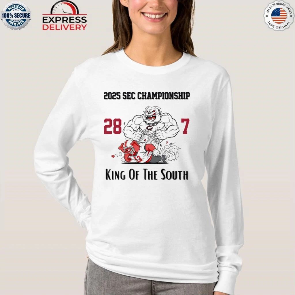 Georgia Bulldogs 2025 SEC Championship 28–7 King Of The South Shirt