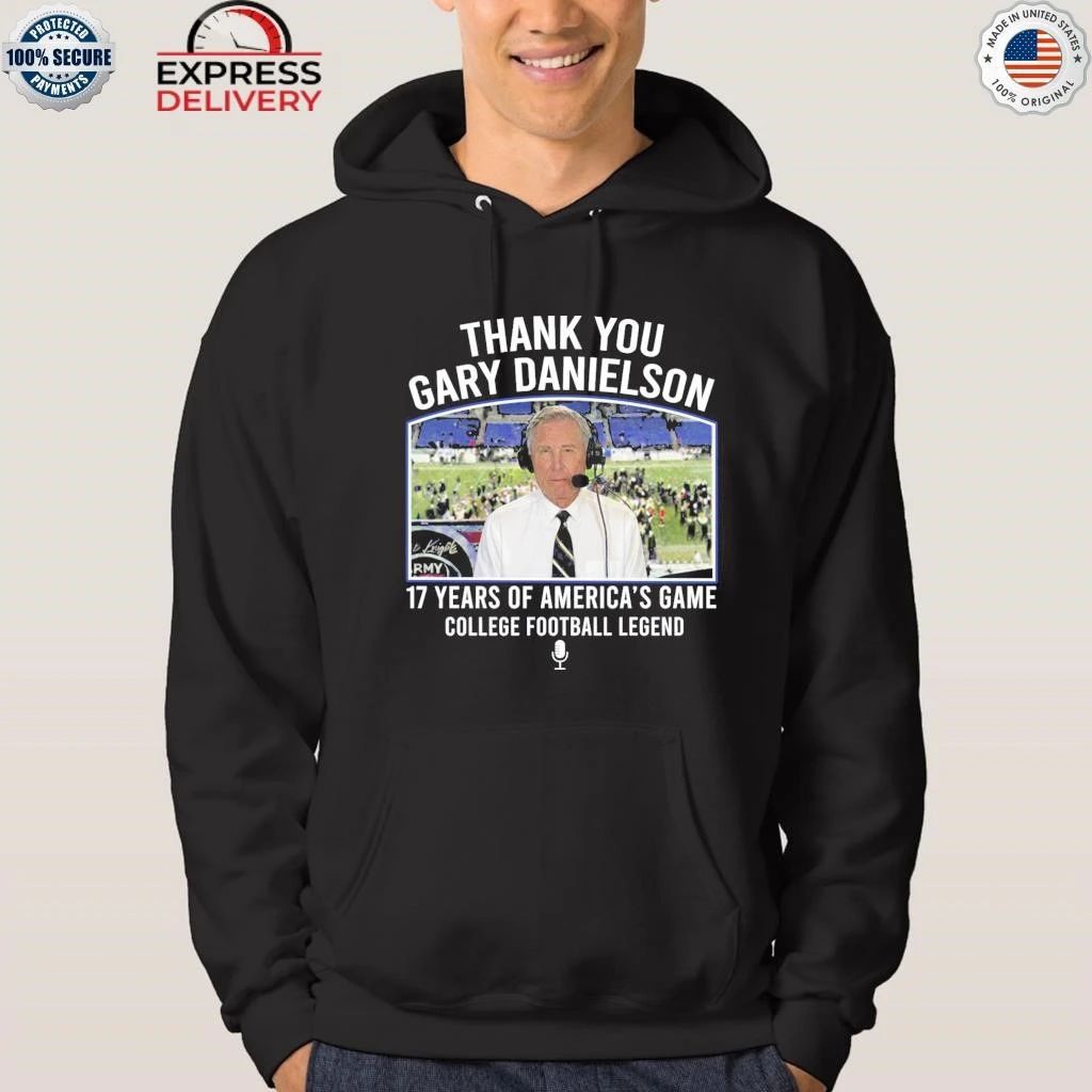 Thank You Gary Danielson 17 Years Of America’s Game Shirt