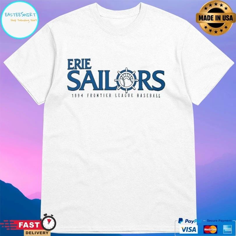 Erie Sailors 1994 Frontier League Baseball T-shirts