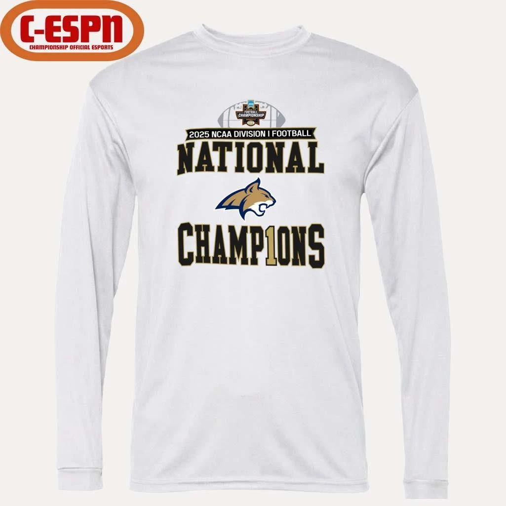 Montana State NCAA DI Football National Champions T-Shirt