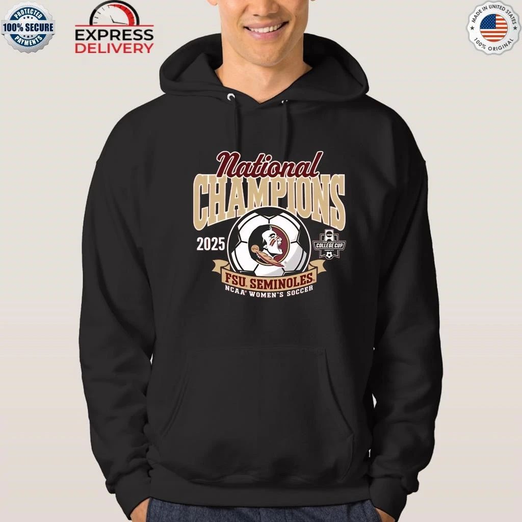 National Champions 2025 College Cup Fsu Seminoles Ncaa Womens Soccer Shirt