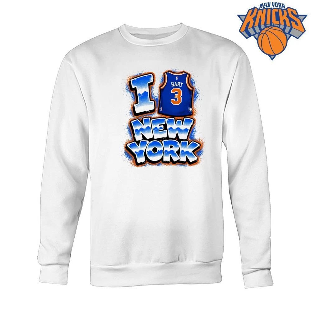 I Heart Josh Hart 3 Jersey New York Knicks Basketball Y2K Airbrush Graphic NBA Finals 2026 Shirt