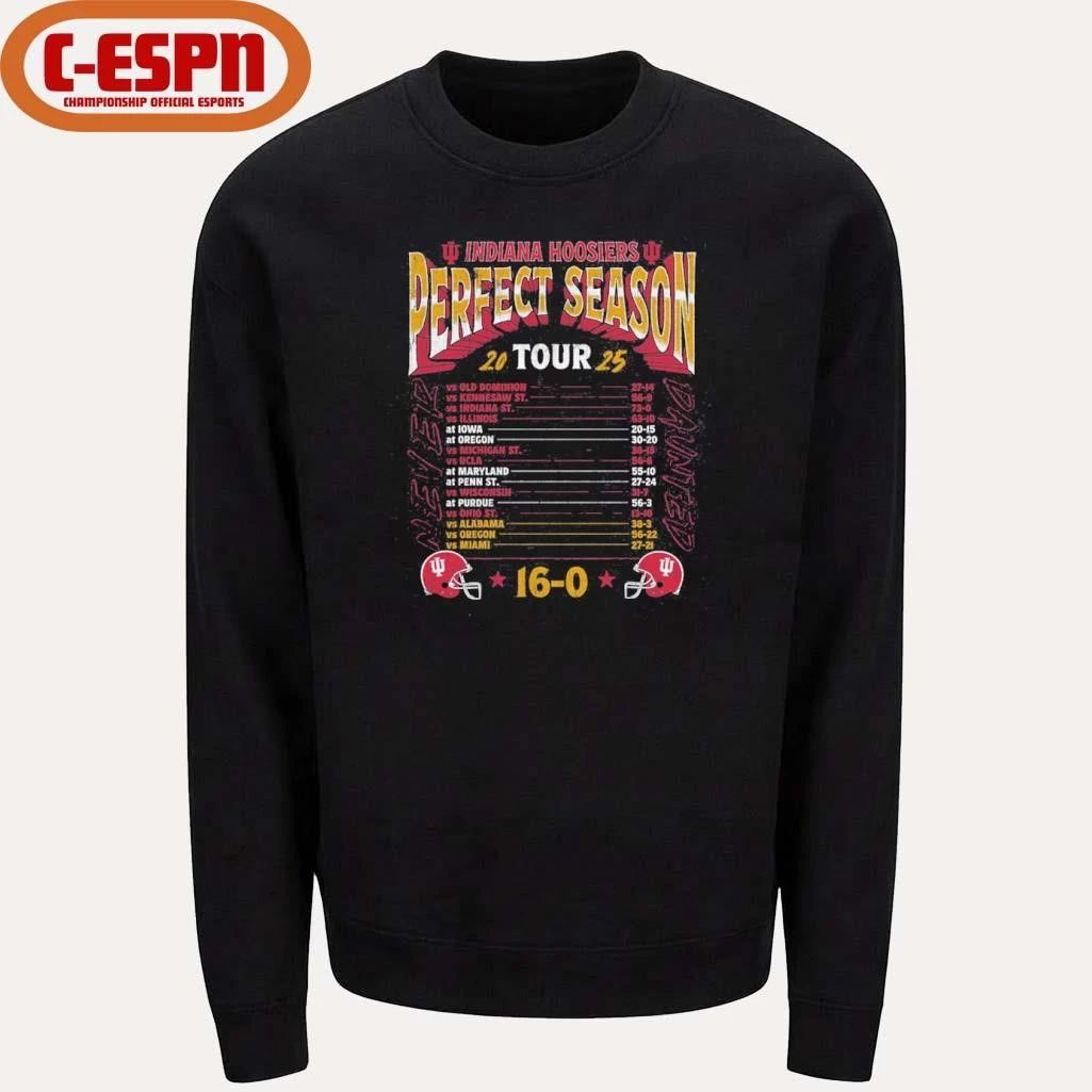 IU Football National Champions Perfect Season Tour Shirt