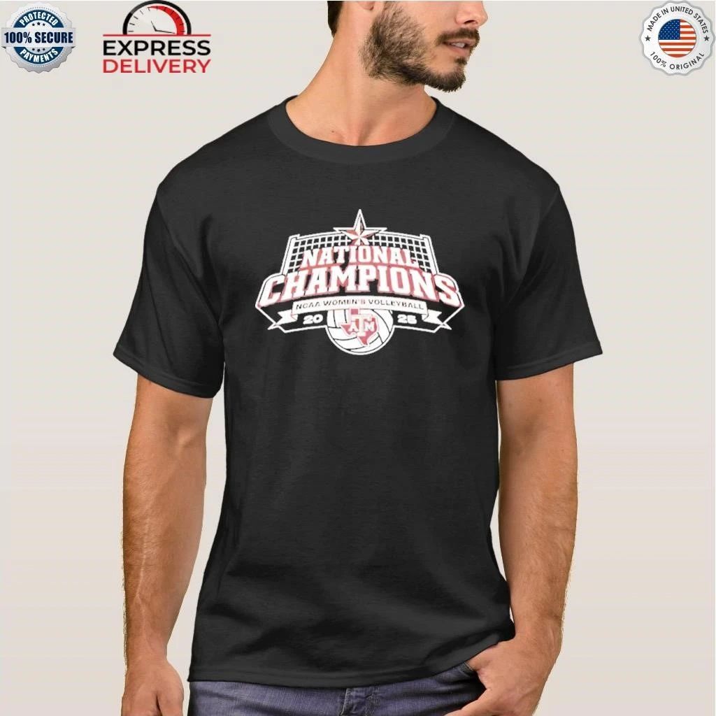 Texas A&M Volleyball 2025 National Champions Logo Shirt