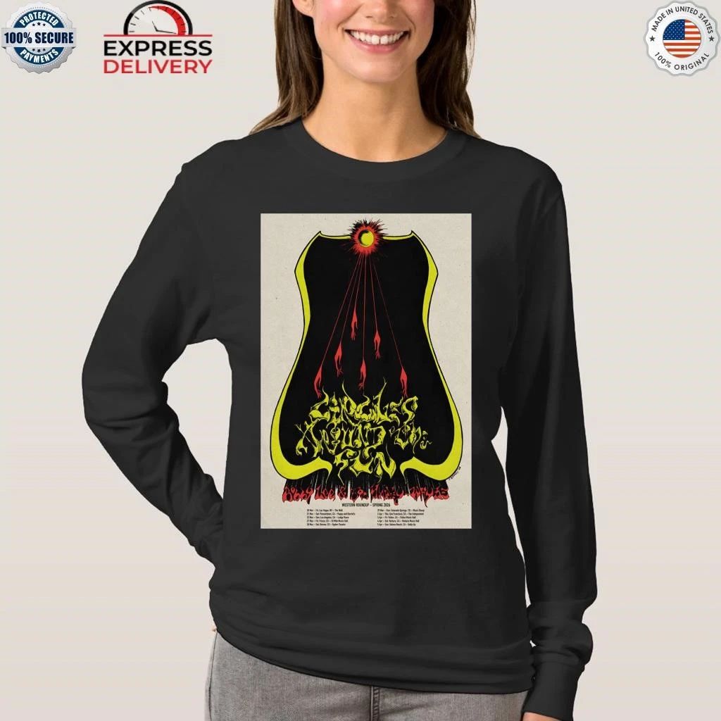 Circles Around The Sun Western Roundup Tour 2026 Spring Shirt