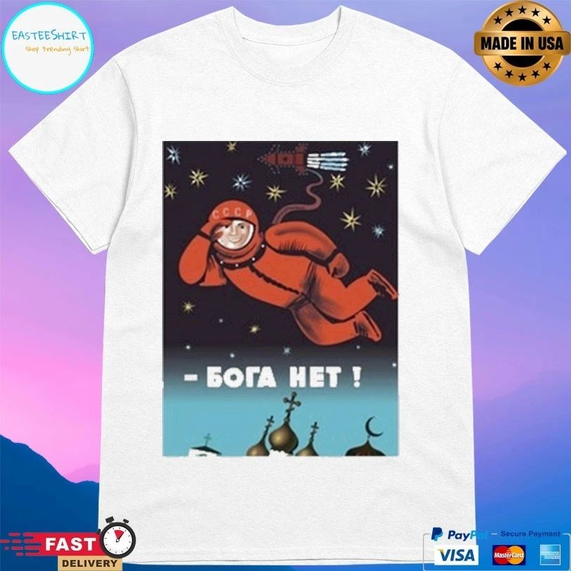 Soviet Visuals There Is No God T-shirts
