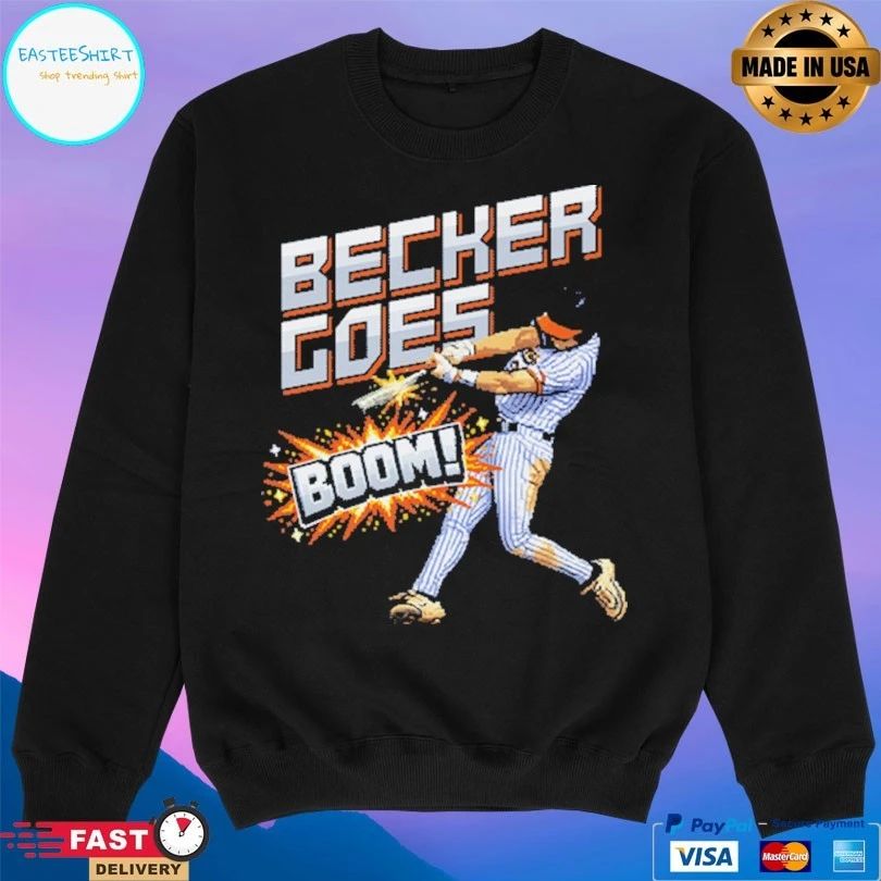 Virginia Cavaliers Baseball Becker Goes Boom T-shirt