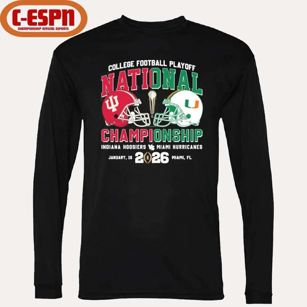 Hoosiers vs Canes CFP Championship Bound Shirt