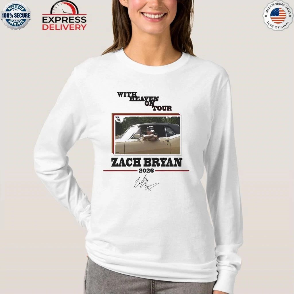 Zach Bryan With Heaven On Tour 2026 Shirt