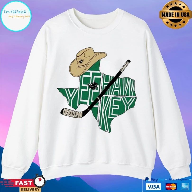 Yeehaw Key Dallas Stars Hockey T-shirt