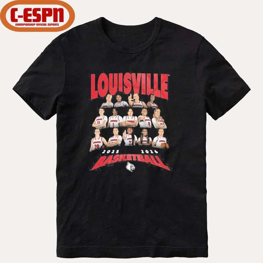 2025-2026 Louisville Women’s Basketball Team Shirt